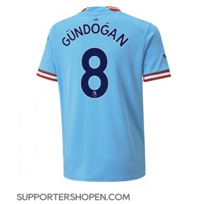 Manchester City Ilkay Gundogan #8 Hemma Matchtröja 2022-23 Kortärmad